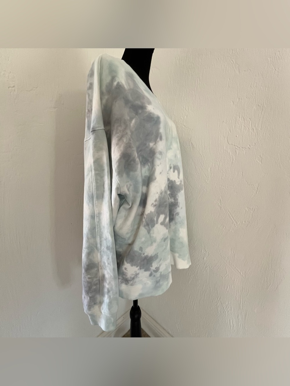 DSG Twitch & Allison long sleeve tie-dye sweatshirt men 2XL blues 100% cotton